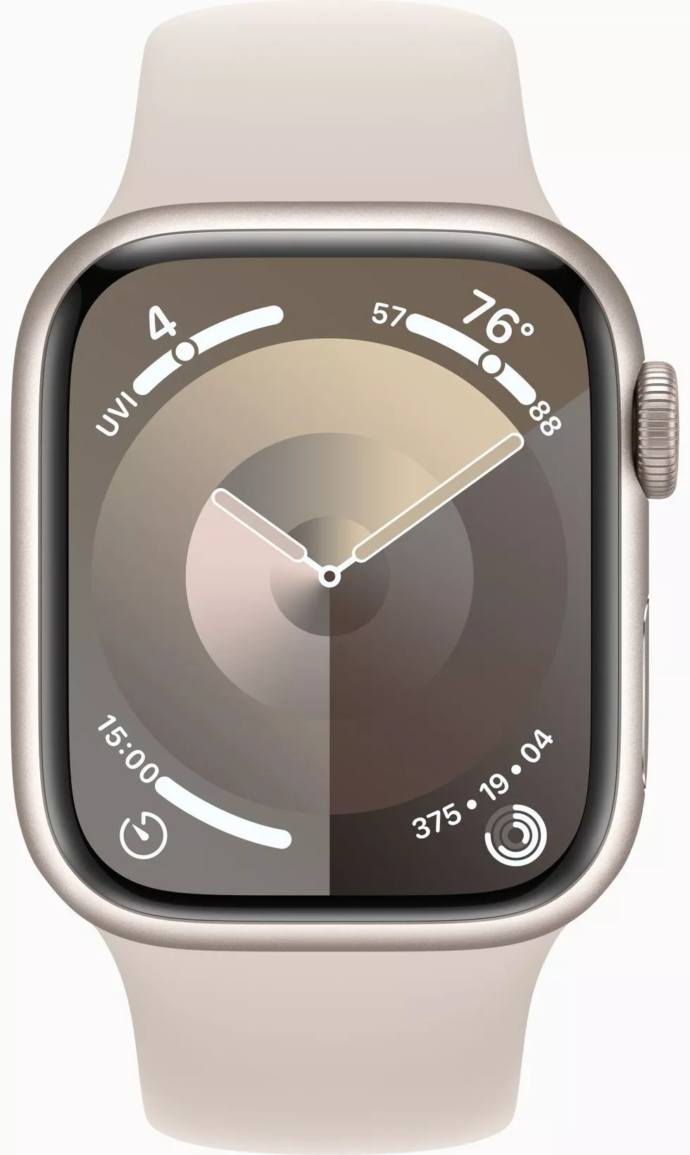 Умные часы Apple Watch Series 9 41 мм Aluminium Case GPS, Starlight Sport Band - S/M